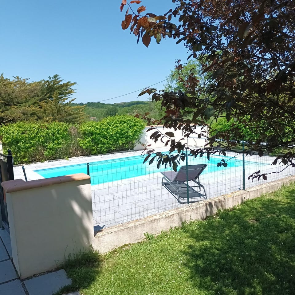 Natural landscape, Garden, Swimming pool, sunbed