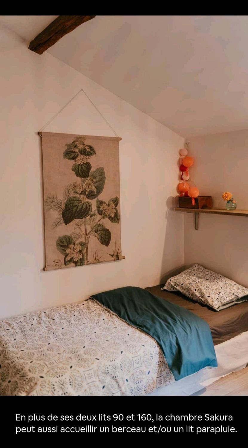 Cocon cosy et déconnecté 30min Puy du Fou - 2 chambres et 1 canapé lit House in Pays de la Loire