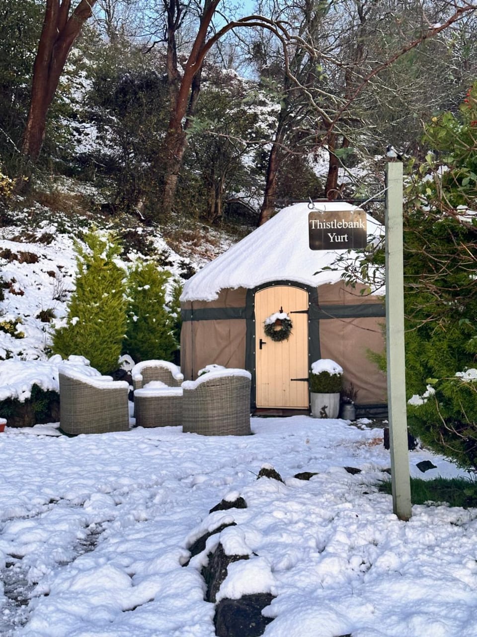 Thistlebank Yurt Luxury tent in Llangollen