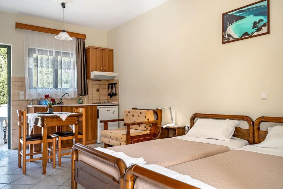 Property building, Living room, Bedroom