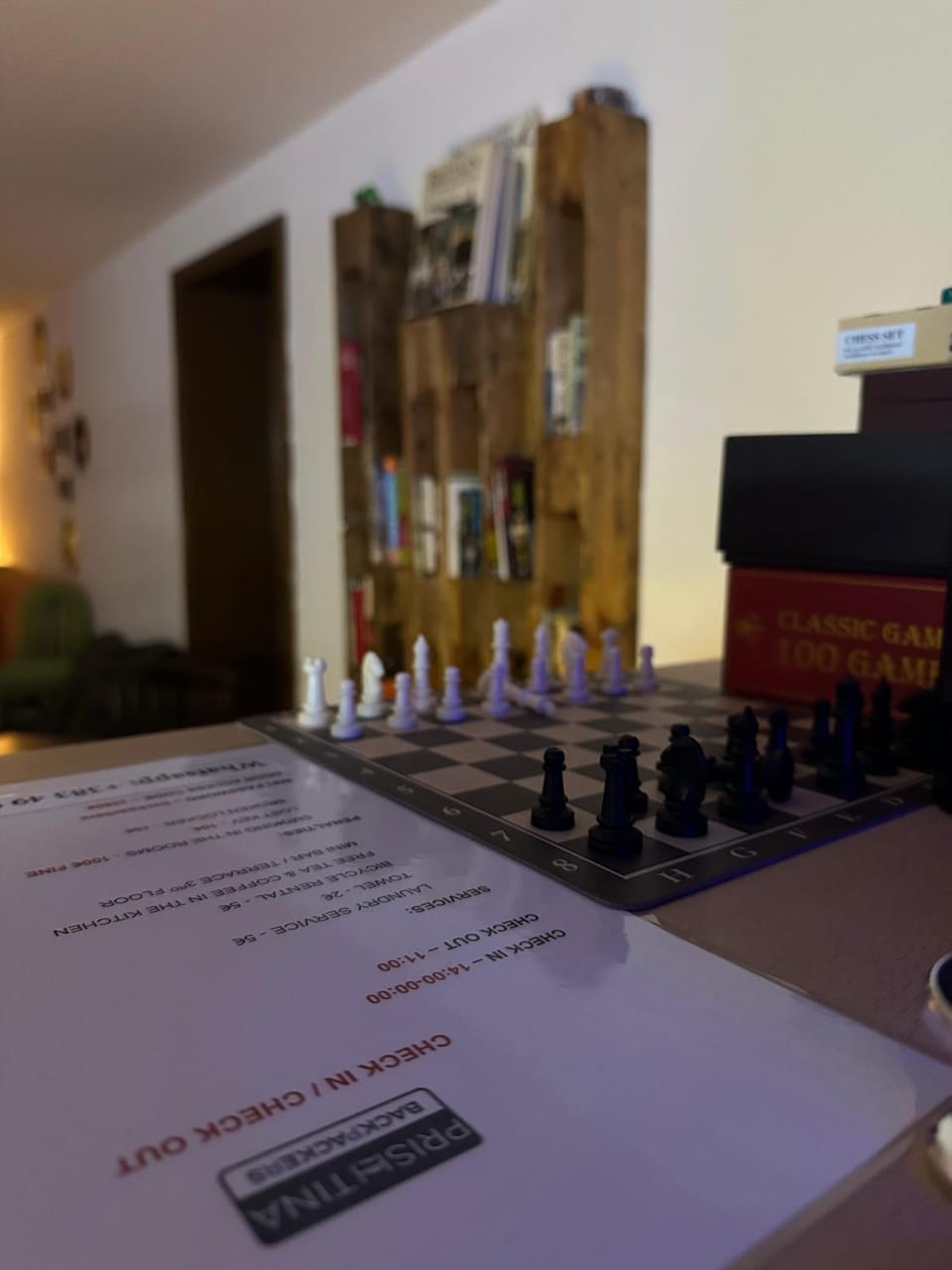 Activities, Children play ground, Game Room, Library, Living room