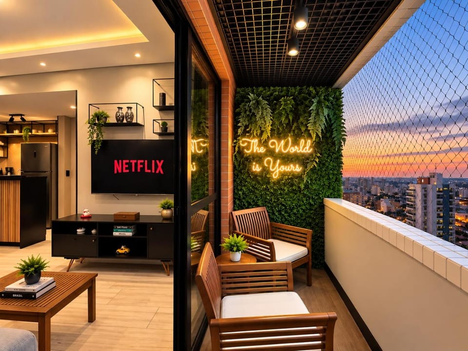 TV and multimedia, Balcony/Terrace, Seating area