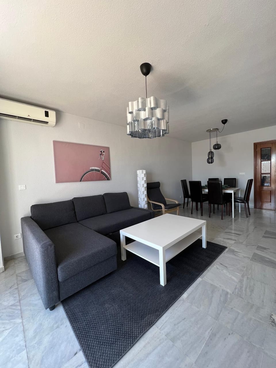 Living room, Seating area, Dining area