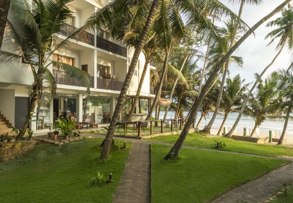 Property building, Natural landscape, Garden, Garden view, Sea view, Sea view, Sunset