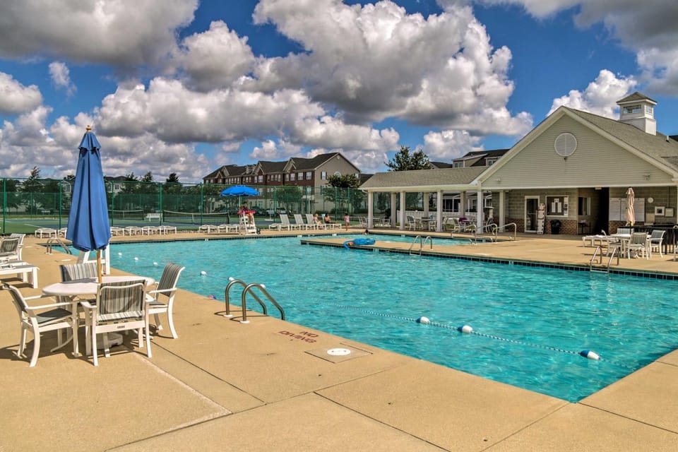 Porch & Community Perks: Walkable Lewes Condo House in Sussex County