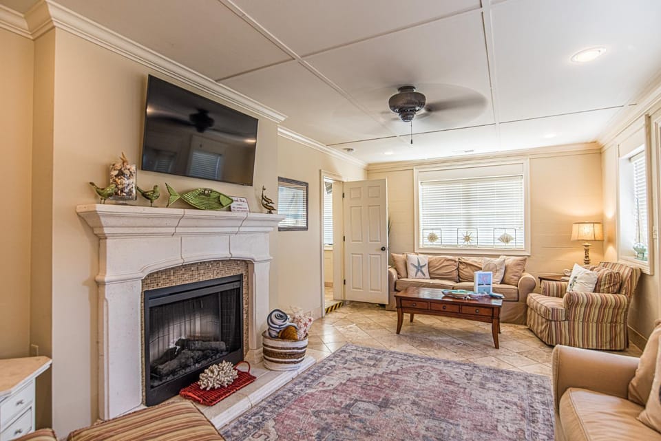 TV and multimedia, Living room, fireplace