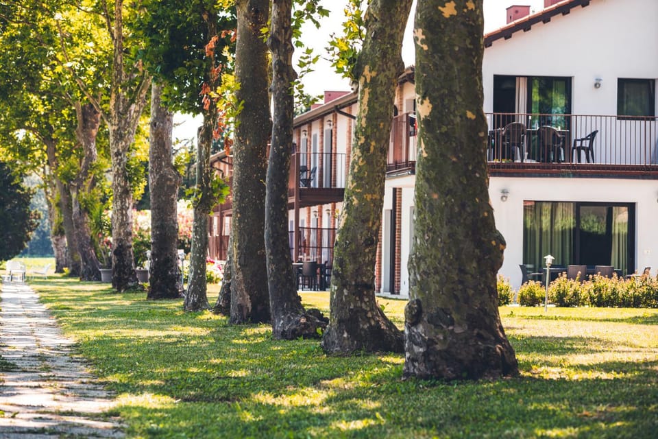 Property building, Garden view