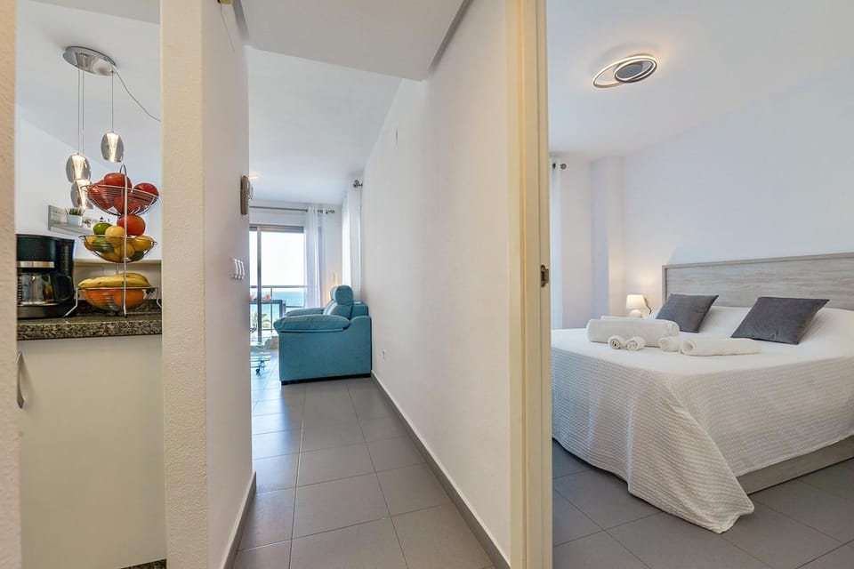 Living room, Bedroom, kitchen