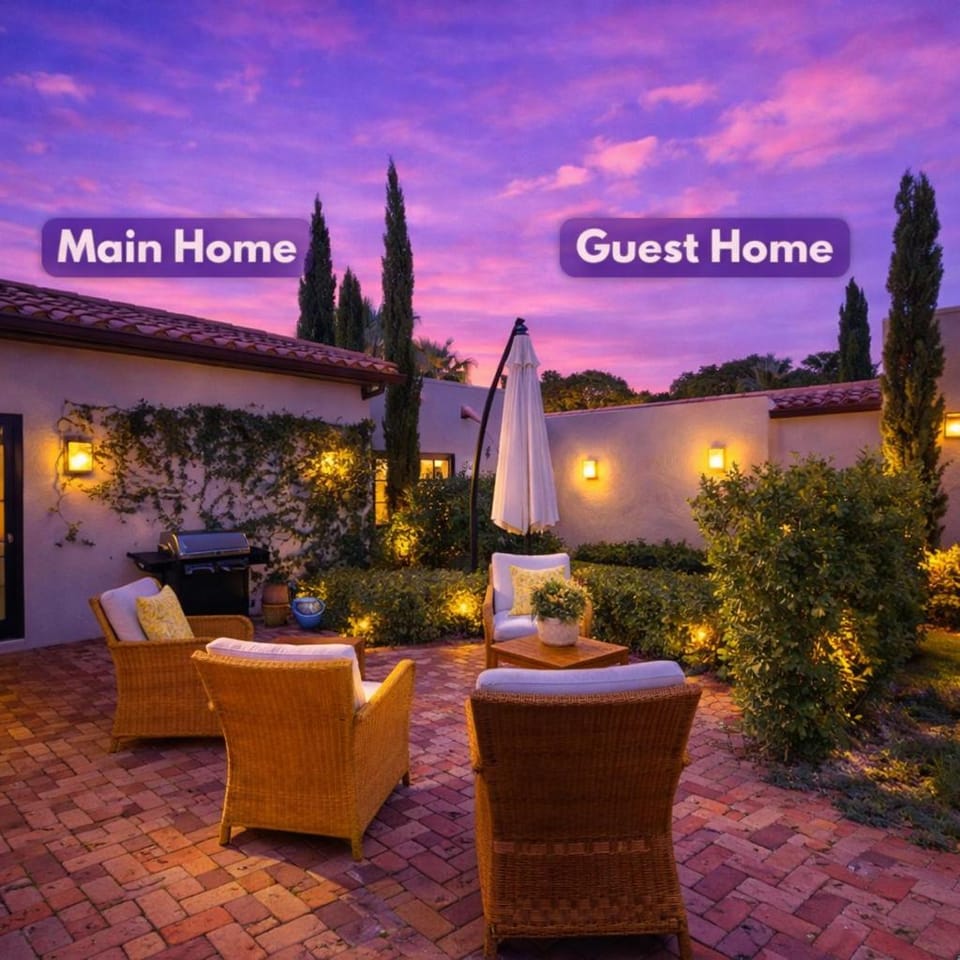 Elegant 4BR Home Guest House Private Yard House in West Palm Beach