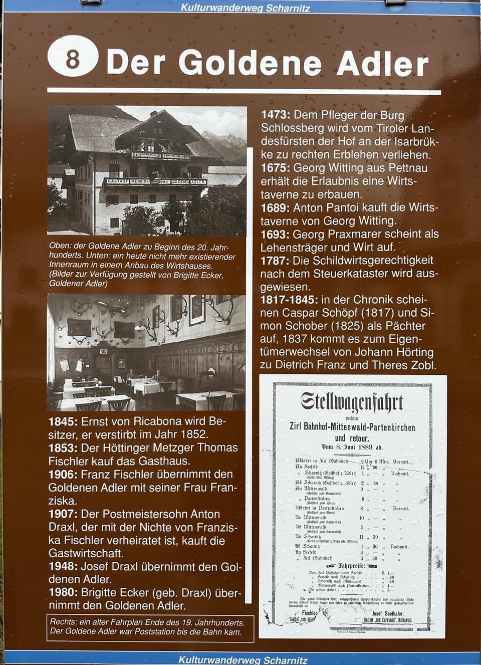 Goldener Adler Bed and Breakfast in Tyrol