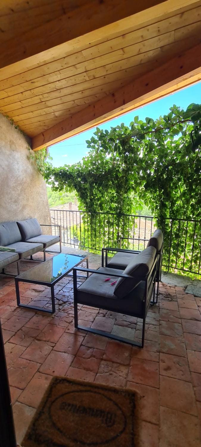 Patio, Natural landscape, View (from property/room), Balcony/Terrace, sunbed
