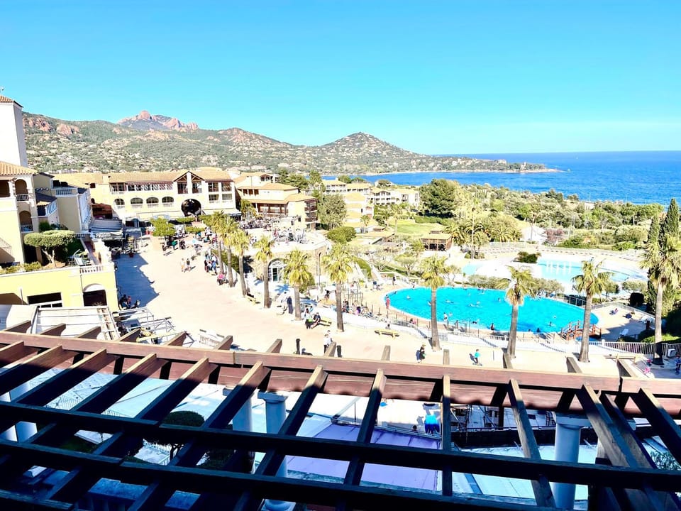 Property building, Nearby landmark, Pool view, Sea view, Swimming pool