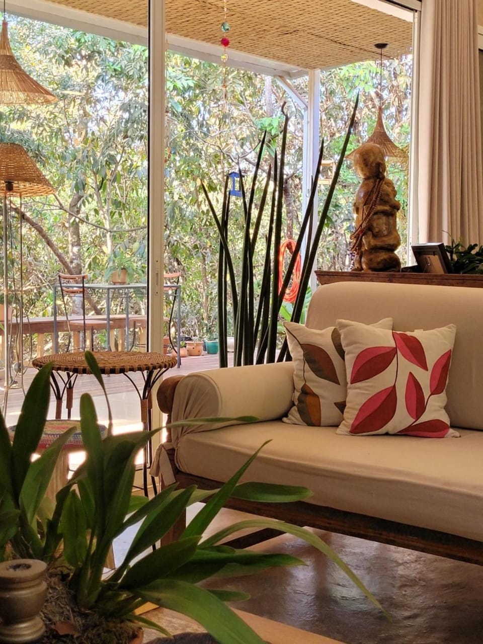 Patio, Day, Seating area, Garden view