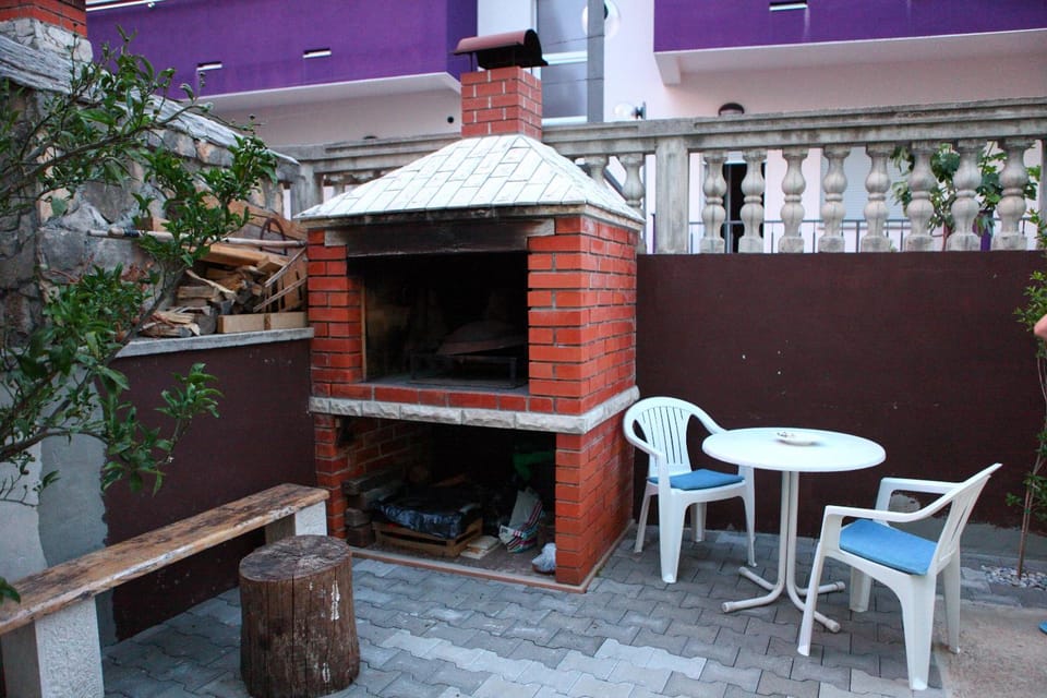 Property building, BBQ facilities, flat iron