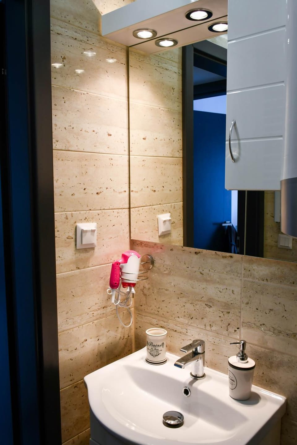 Bathroom, hair dryier