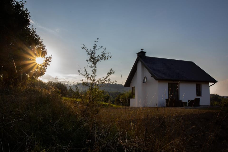 Property building, Natural landscape, Mountain view, Sunset