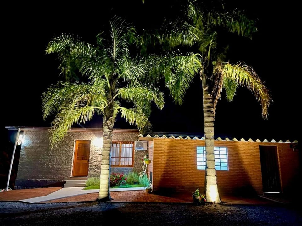 Facade/entrance, Night, Garden view