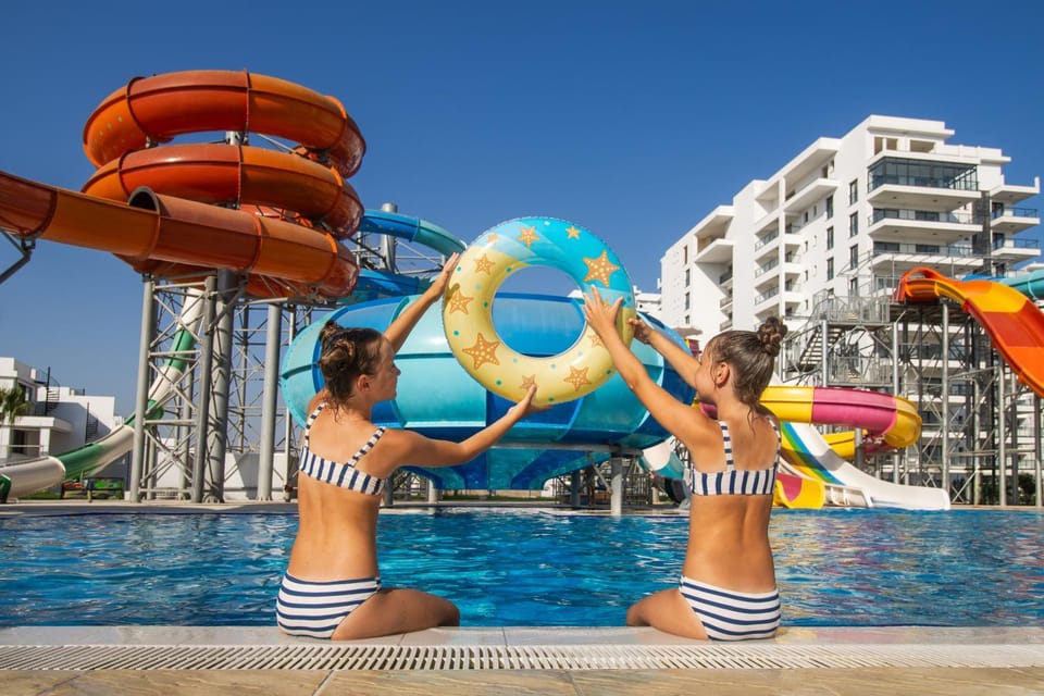 Day, People, Aqua park, Swimming pool, children