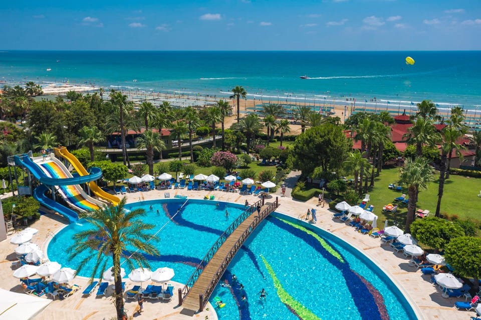 Bird's eye view, Summer, On site, Garden view, Pool view, Sea view, Time of day
