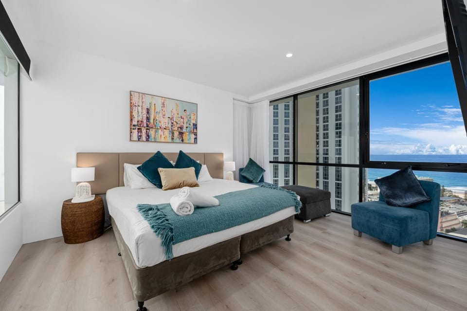 Bedroom, Sea view