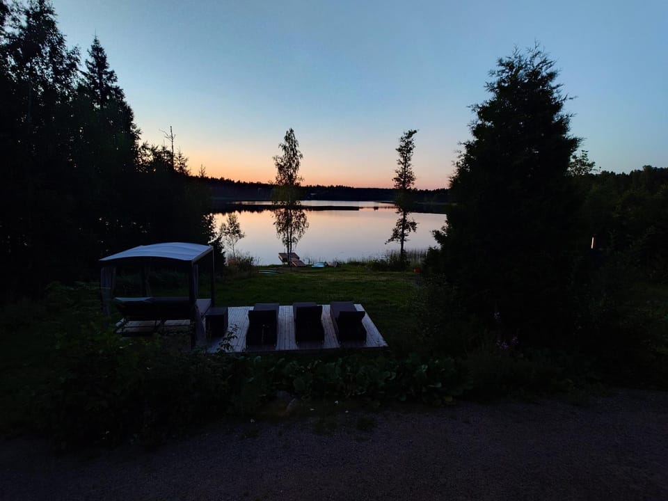 Natural landscape, Lake view, Sunset