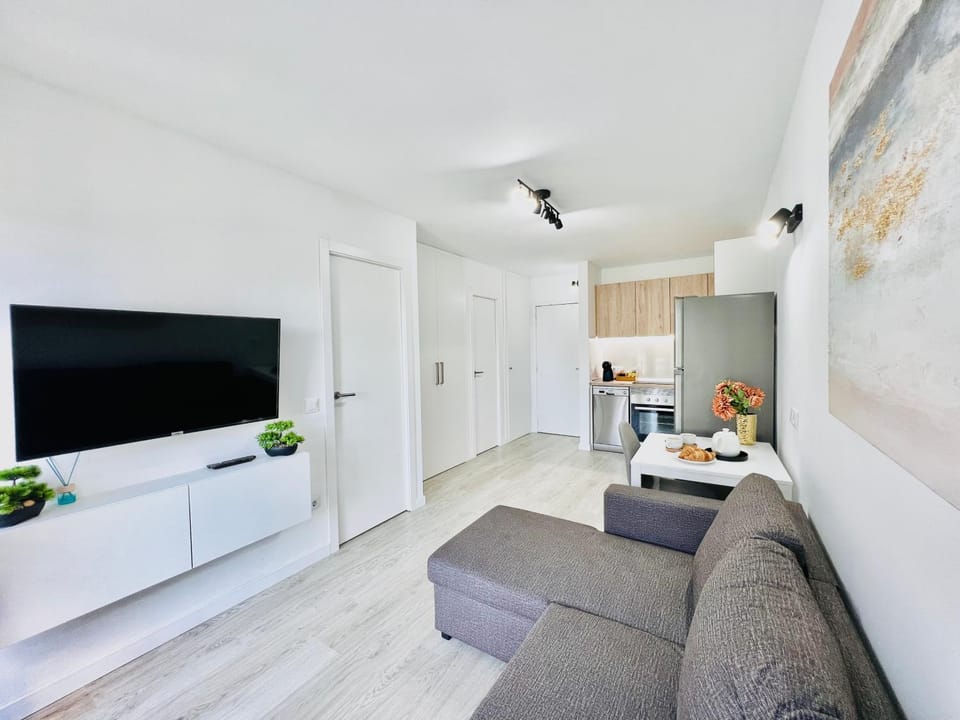 TV and multimedia, Kitchen or kitchenette, Living room, Seating area