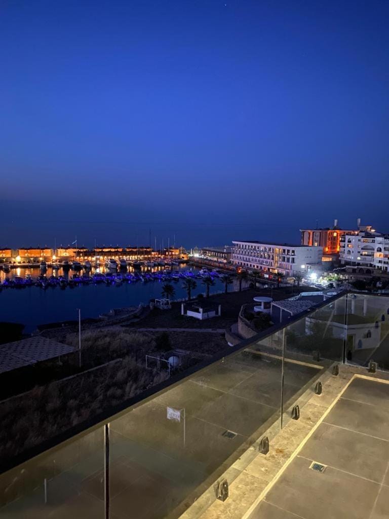 Night, Natural landscape, Sea view, Parking