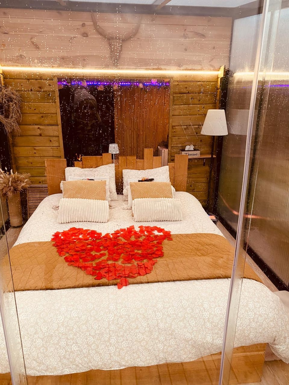 Cabane au style scandinave et son bain nordique Campground/ 
RV Resort in Wallonia, Belgium