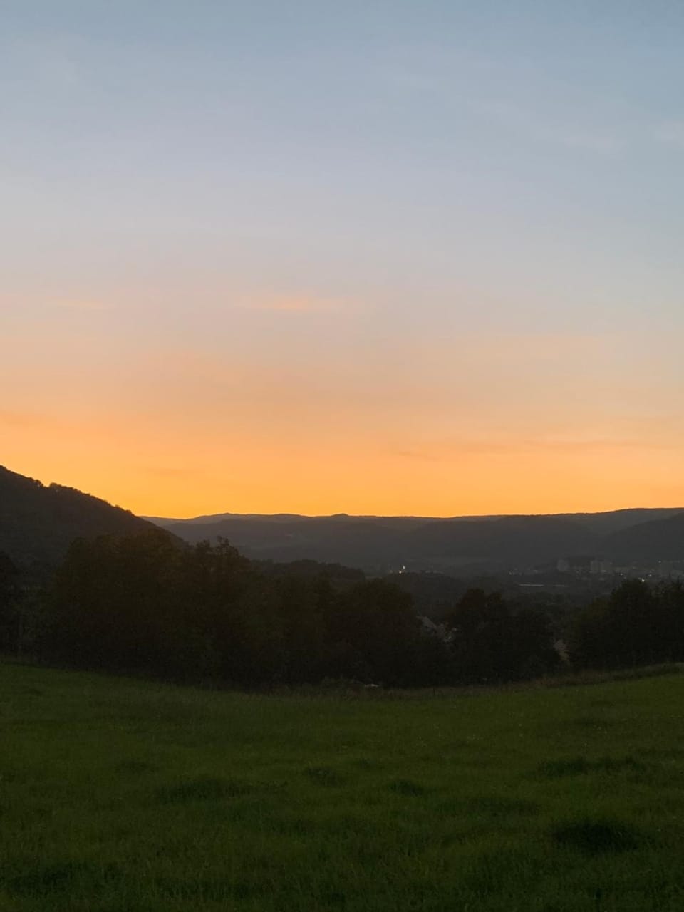 Natural landscape, Mountain view, Sunset
