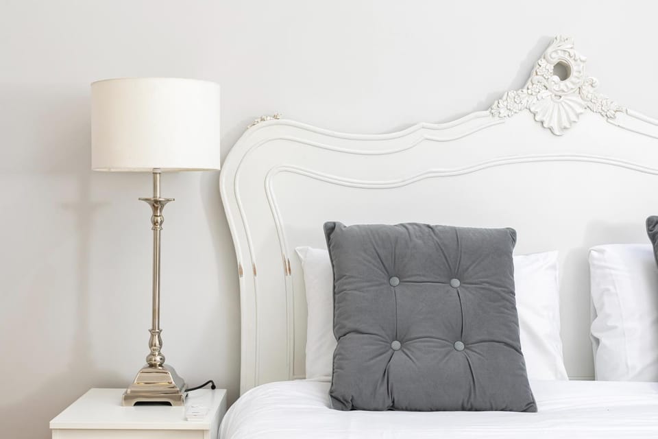 Bed, Decorative detail, Bedroom