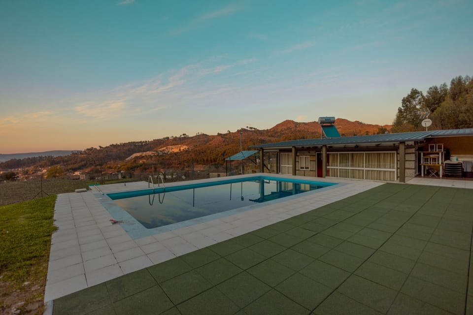 Swimming pool, Swimming pool, Sunset