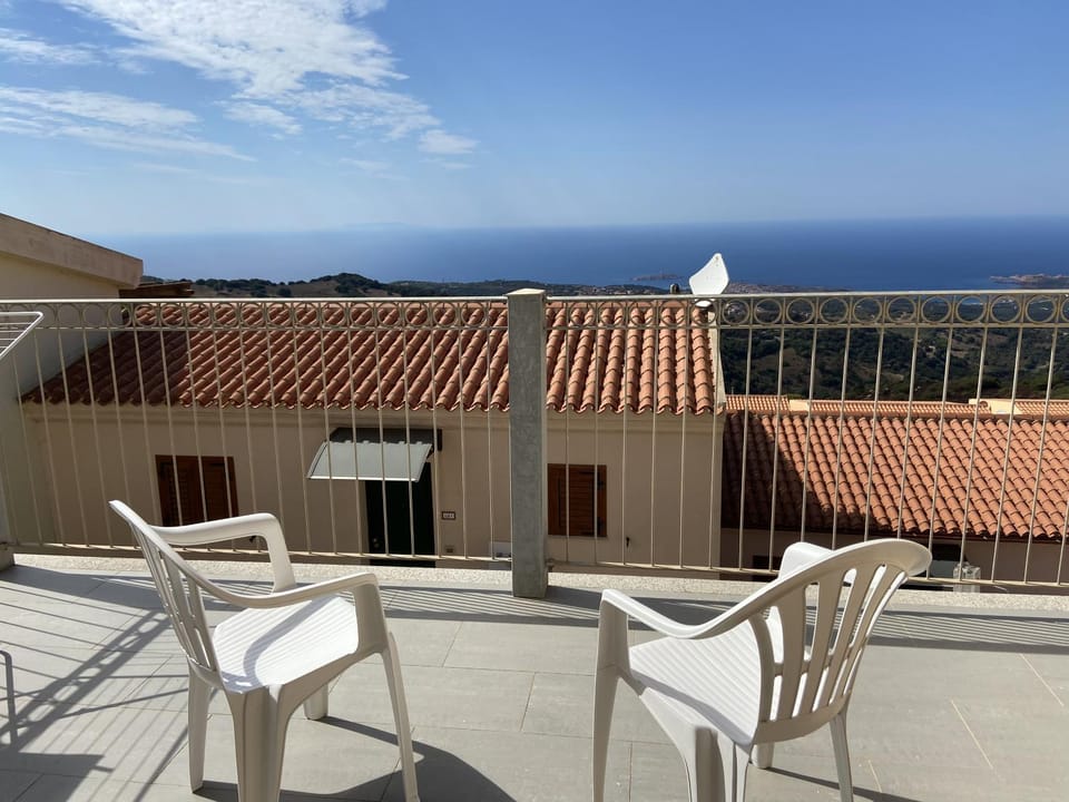 Property building, Patio, Day, View (from property/room), Balcony/Terrace, Balcony/Terrace, Sea view