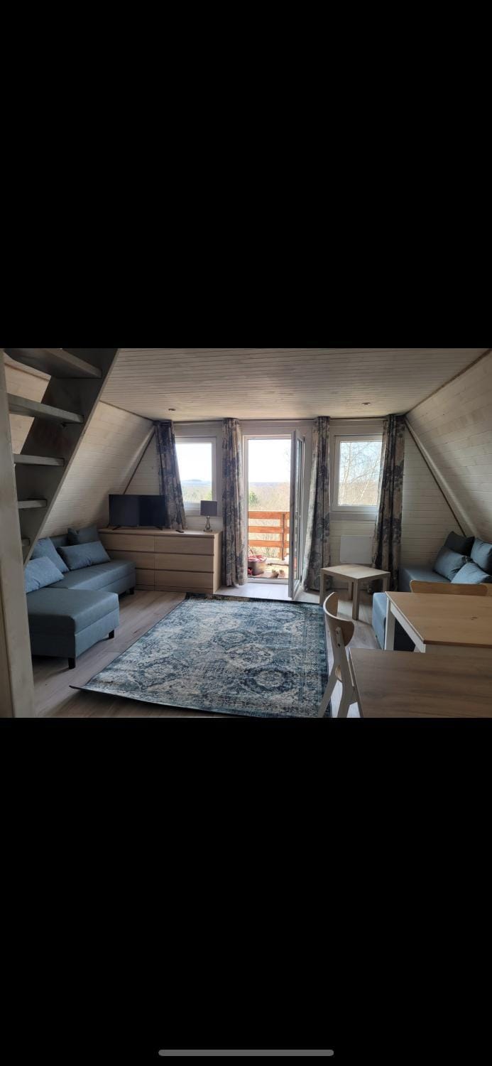 The lion Bridge Chalet in Poland