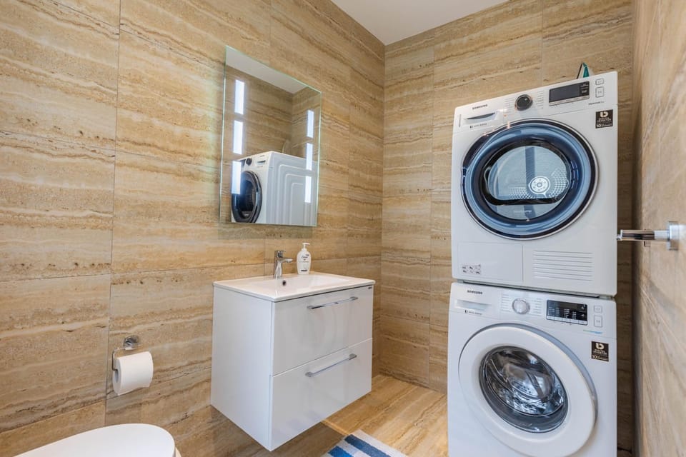 Shower, washing machine