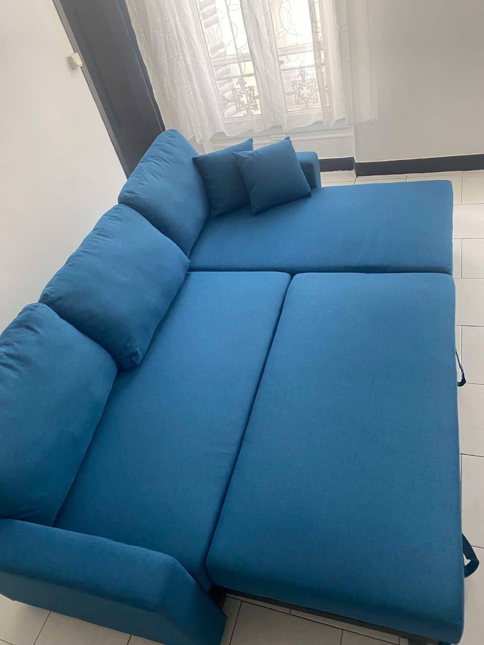 Bed, Night, Living room