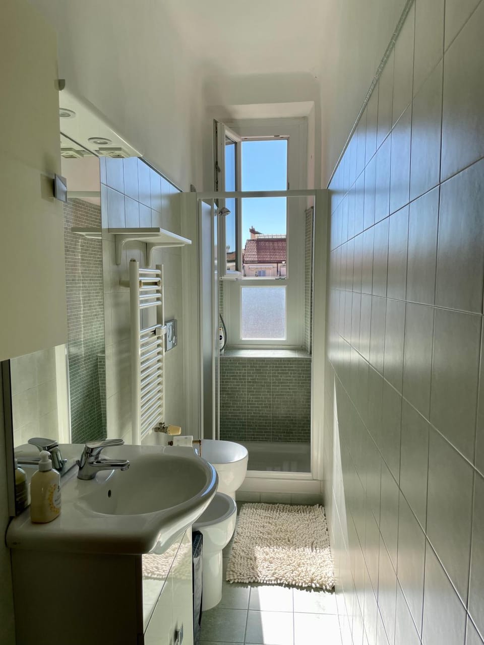 Shower, Bathroom, towels