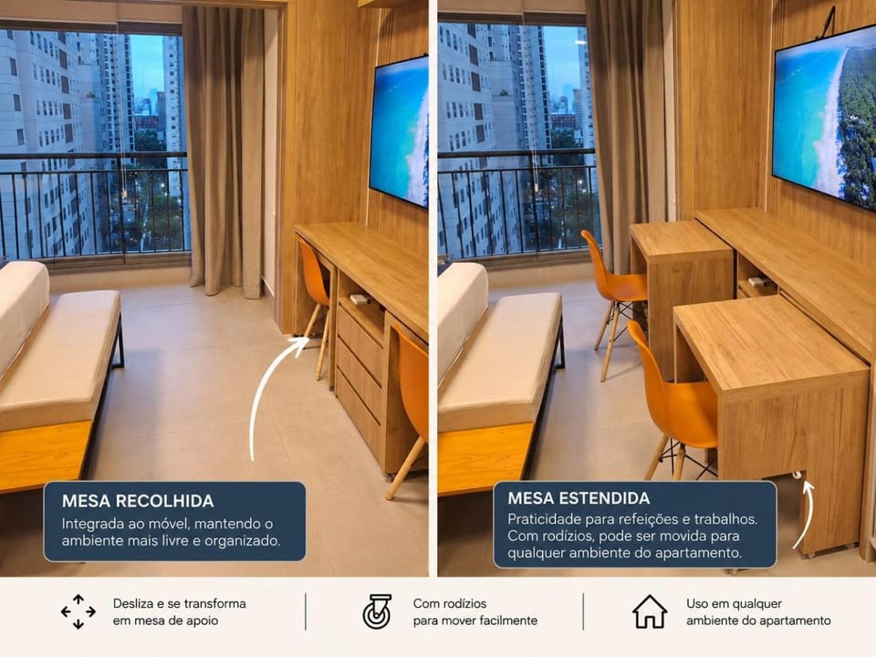 Living room, Bedroom