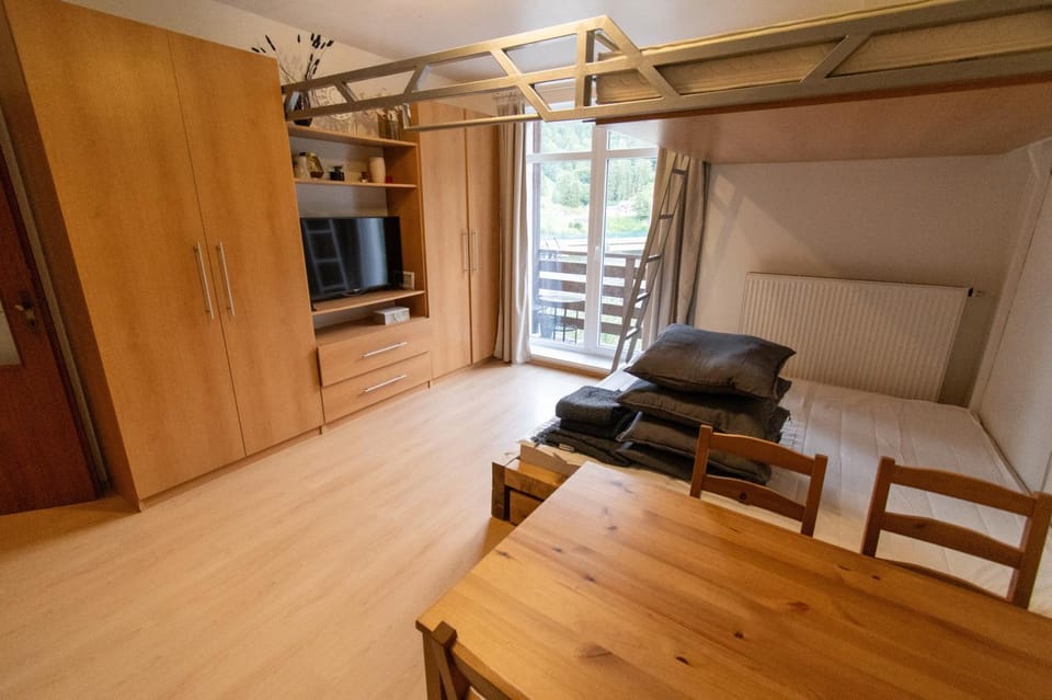 Communal lounge/ TV room, TV and multimedia, Kitchen or kitchenette, Living room, Seating area, Dining area