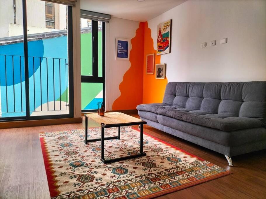Modern apartment in new building. Apartment in Bogota