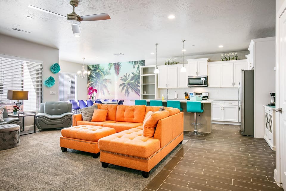 Living room, Dining area, kitchen