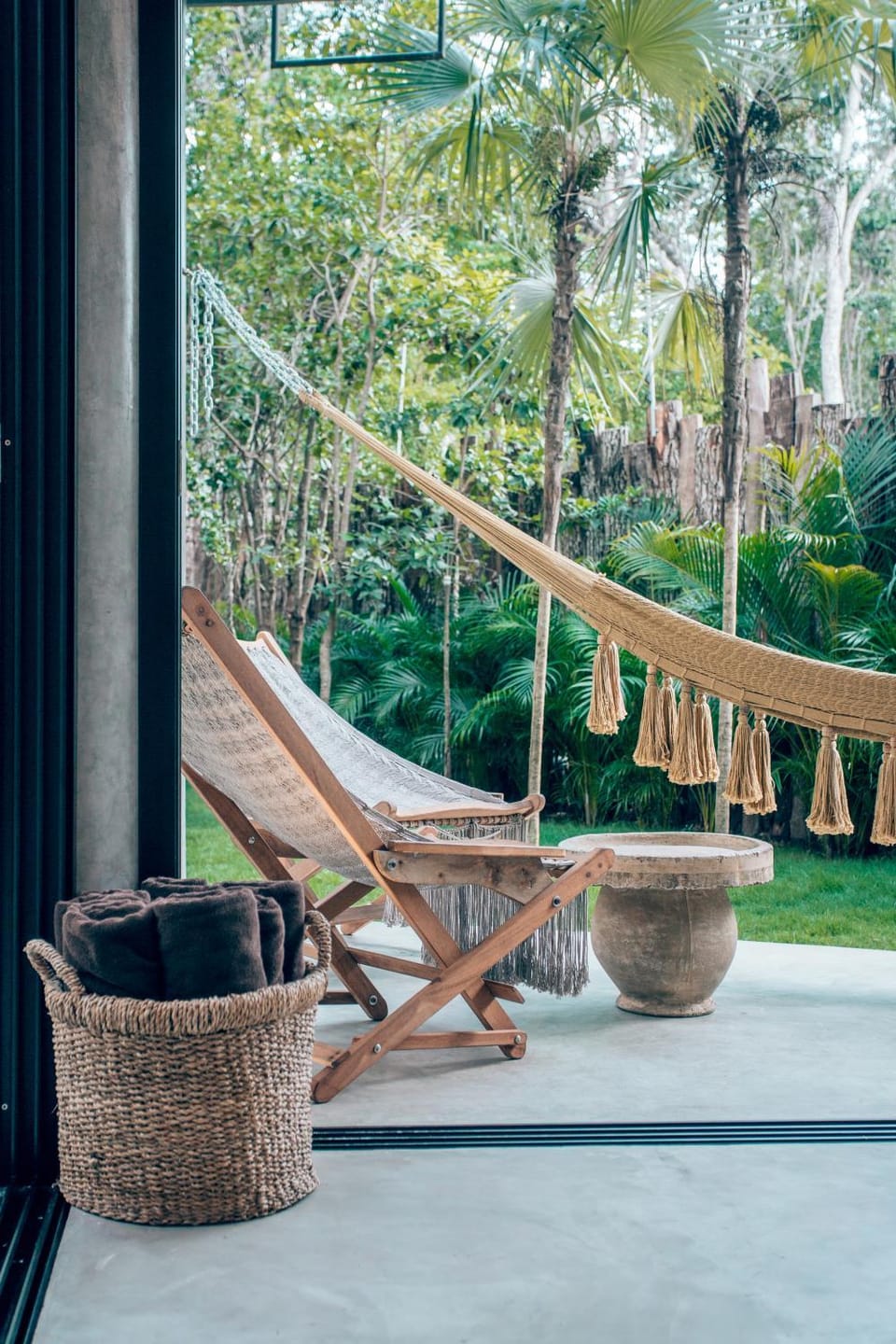 Patio, Balcony/Terrace, Garden view