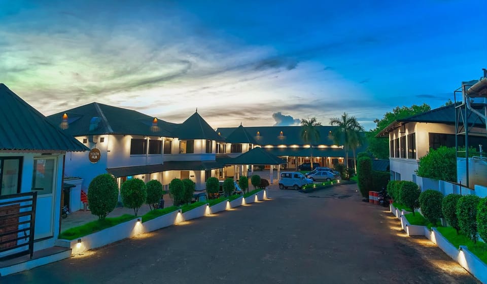 Property building, Sunset