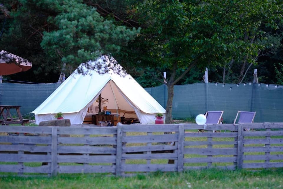Zagroda Kopytkowo Luxury tent in Lesser Poland Voivodeship
