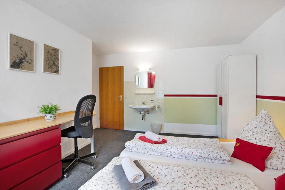 Property building, Living room, Bedroom
