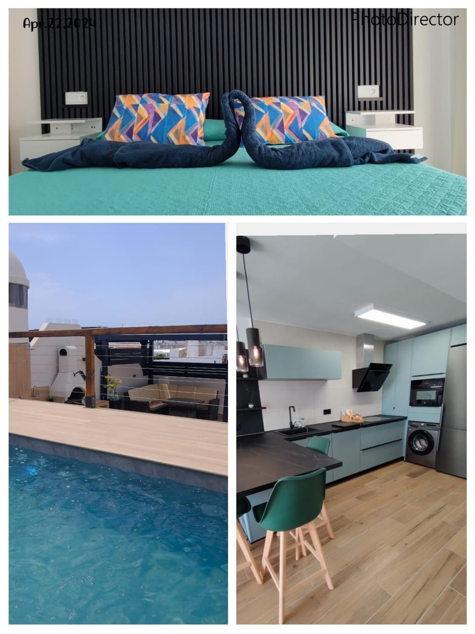 Bedroom, Swimming pool