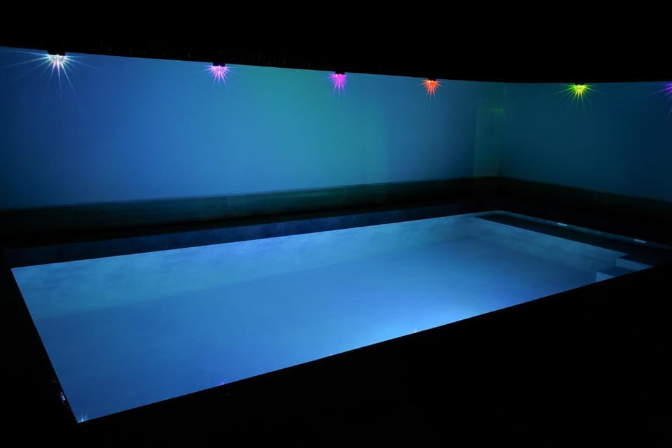 Night, Swimming pool
