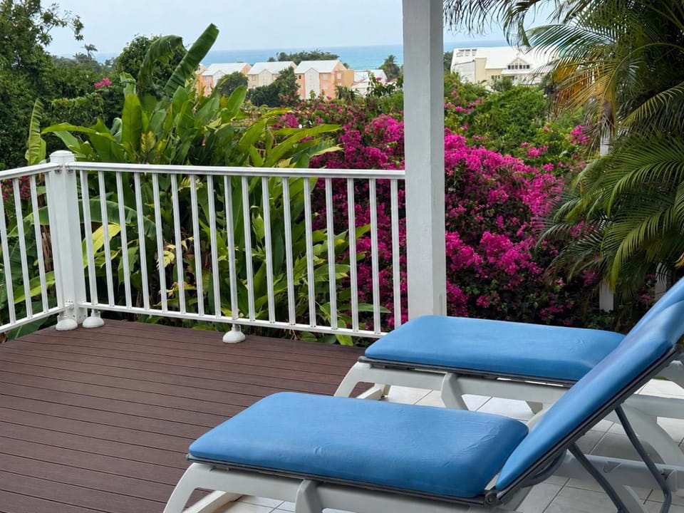 LE LAGON BLEU, BUNGALOWS Vue sur MER , 350 m de la plage House in Sainte-Anne