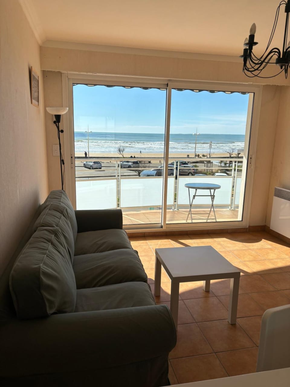 Living room, Seating area, Sea view