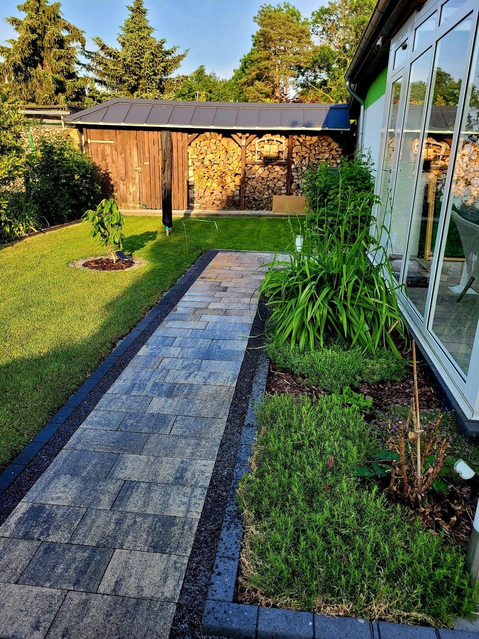 Facade/entrance, Garden, Garden view
