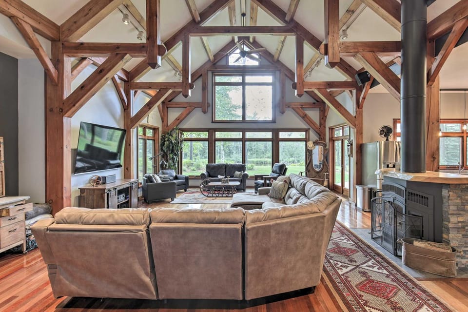 Spacious Riverfront Escape w/ Private Hot Tub House in Wisconsin